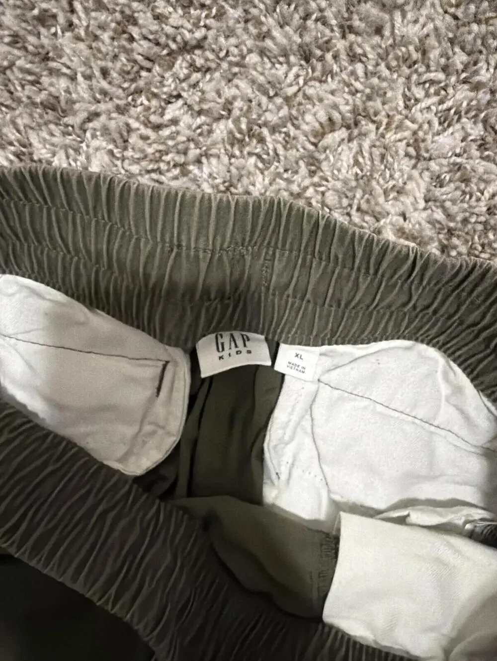 GAP Kids Boys Olive Green Pants XL